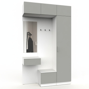 Набор мебели для прихожей "Марсель-205" МР 01-205 В2490 Ш1500 Г420 (ЛД..